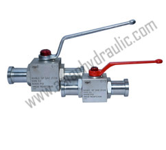 2 Way High Pressure Ball Valve with Split Flange Connection