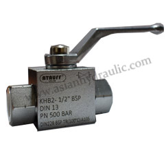 2 Way High Pressure Ball Valve with Split Flange Connection